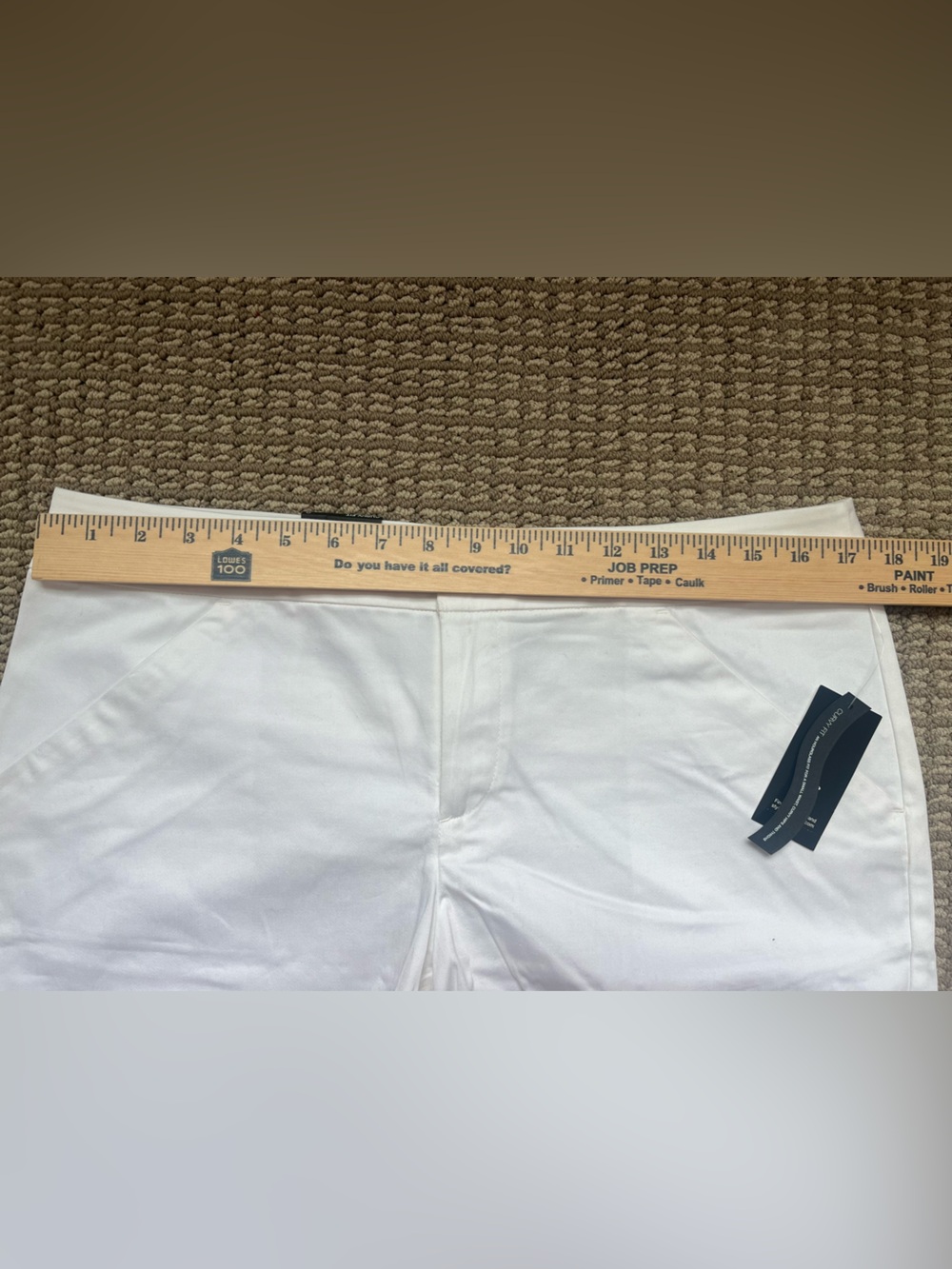 INC International Concepts White Women's Tailored Dress Shorts Minimalist - Picture 8 of 8